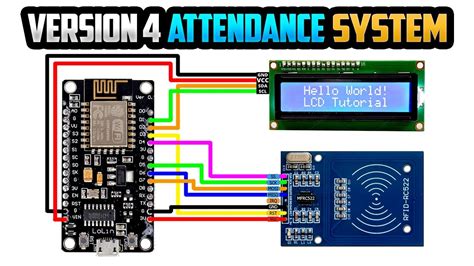 active rfid attendance system|rfid attendance system using nodemcu.